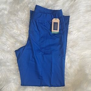 Cherokee Womens Blue Scrub Pants